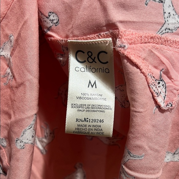 C&C California Pink Button Down Shirt - Picture 6 of 8